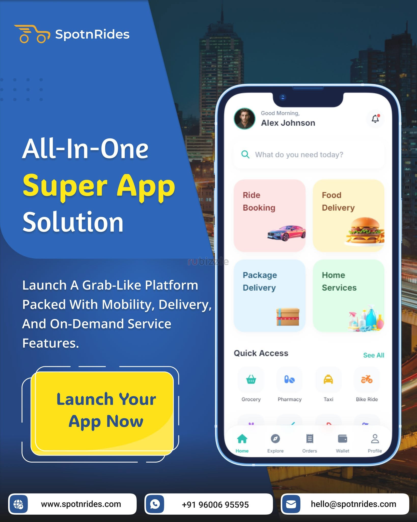 Build Your Own Super App with SpotnRides
