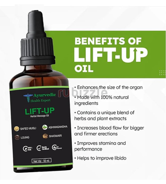 Lift-up Herbal Massage Oil in Peshawar - 03358875990