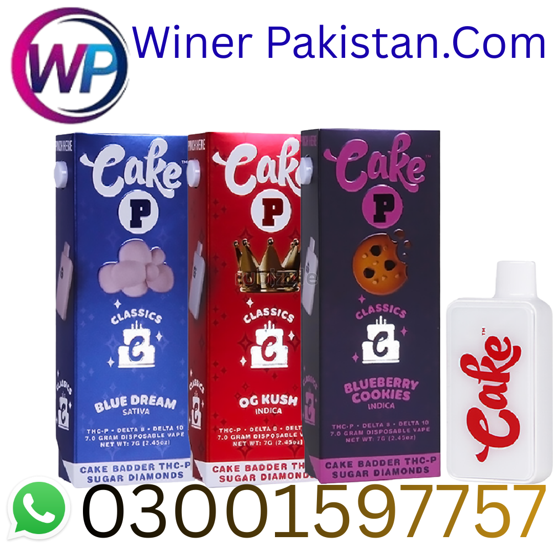 Cake Delta 8+ Thcp Disposable Vape 7G in Pakistan~03001597757